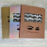 

Mytingbeauty Custom 16 Pairs Eyelash Book Packaging Private Label 3D Faux Mink Lash Book