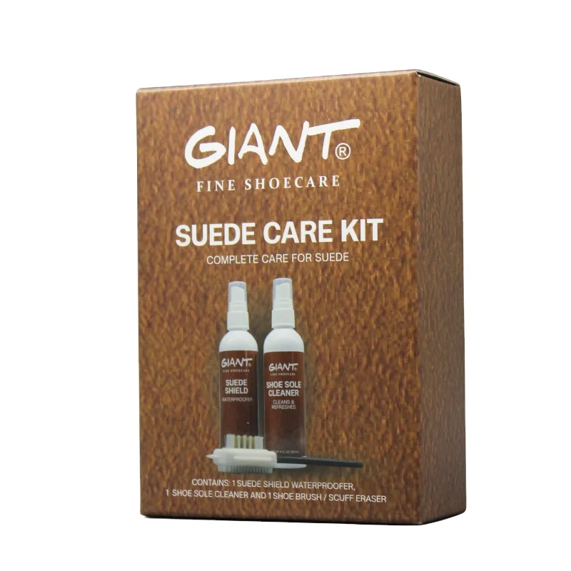 Wholesale Eco-Friendly Portable Suede Care Kit with Stain Remover Suede Shield & Shoe Sole Cleaner for Suede & Nubuck