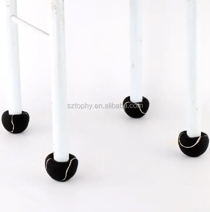 Wholesale Custom Rubber Chair Leg Covers Furniture Foot Tennis Balls