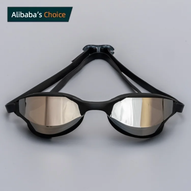 

Fashion design adult silicone anti fog swimming goggles