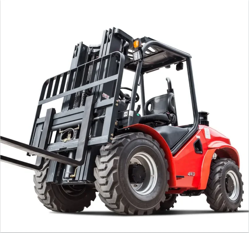 

Factory price off road forklift 2 ton 3 ton 3.5 ton self loading forklift diesel with solid tire and side shifter