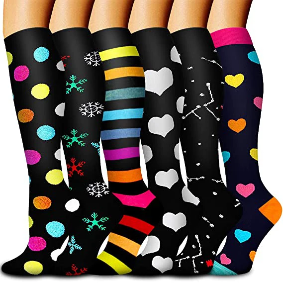 

Circulation Compression Socks Running Medical Nurse Travel Cycling Compression Socks for Women Men