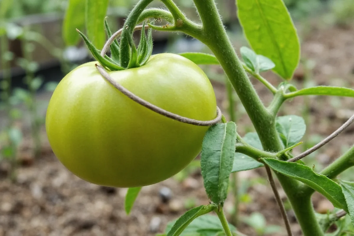 how to tie up tomato plants