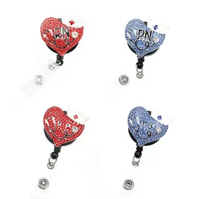 4 Style heart RN black stethos