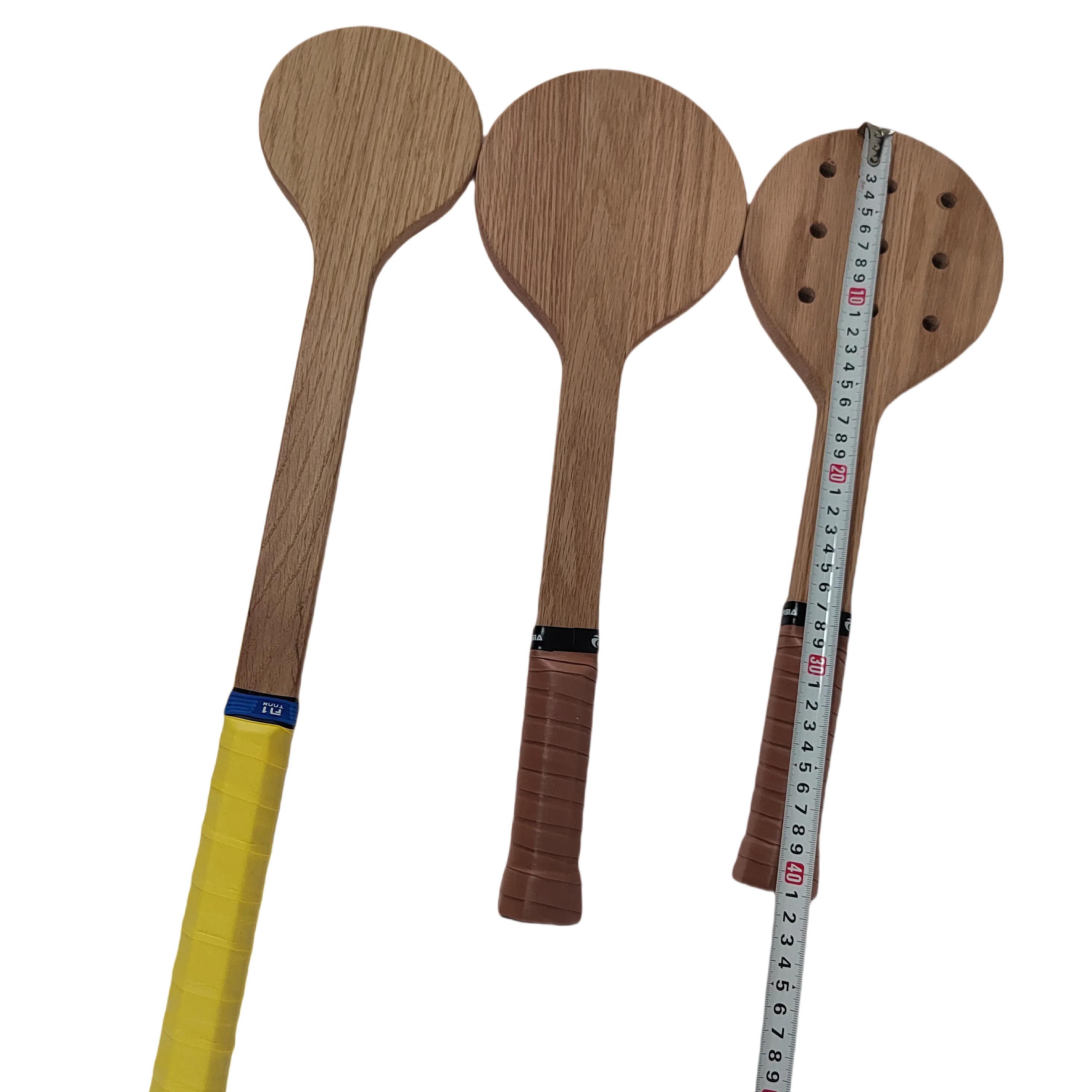 Wholesale PATS SPORT Wooden Practice Paddle Tennis Sweet Spot Trainer with Soft PU Grip for Children 310g