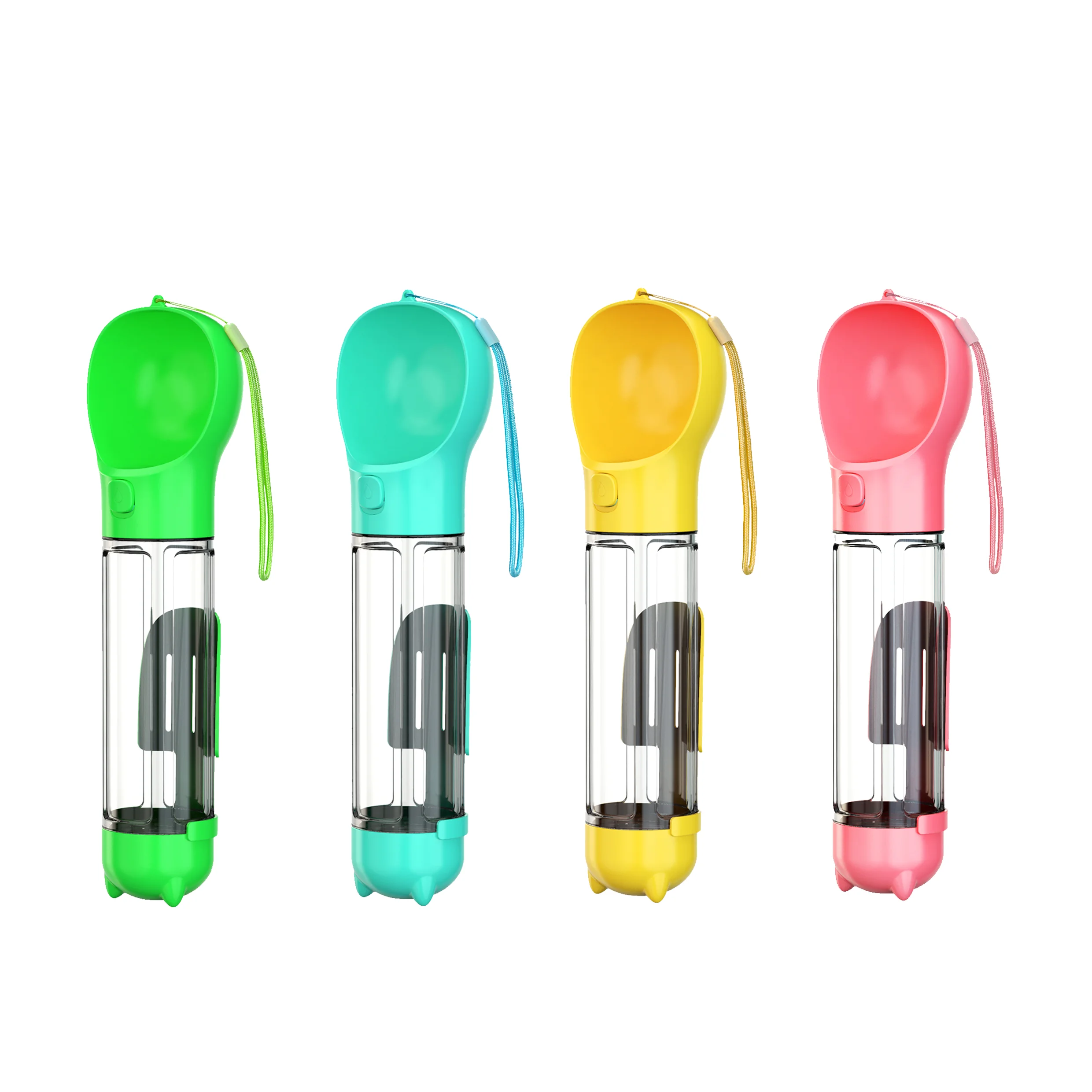 

Portable Transparent Fancy Luxury Low Price Cylinder Tube 500 Ml Water Bottle Feeder For Pets Non Leaking, Customized color