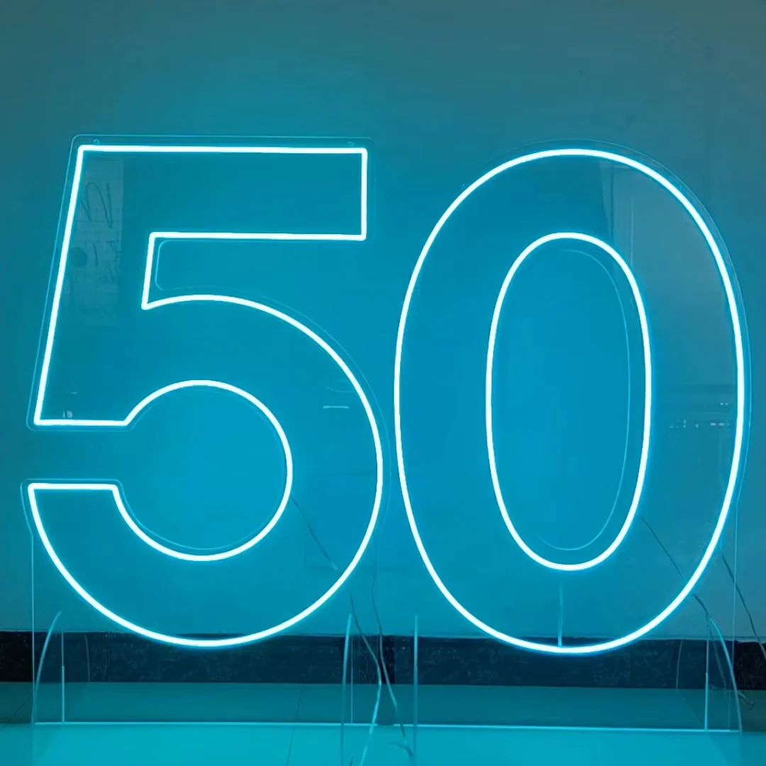 Winbo Small Led Numbers Neon Marquee Sign Letters Table Happy Birthday Wedding Party Even Decor Custom Neon Light Sign