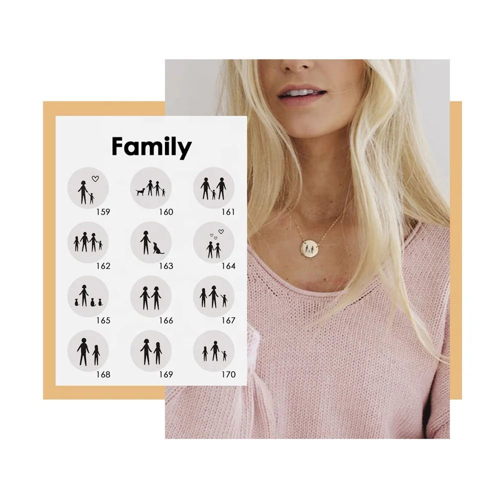

Customised Logo Name Accessories Rose Gold Plated Chain Stainless Steel Engraving Coin Mom Pendant Necklace Fathers Day Jewelry