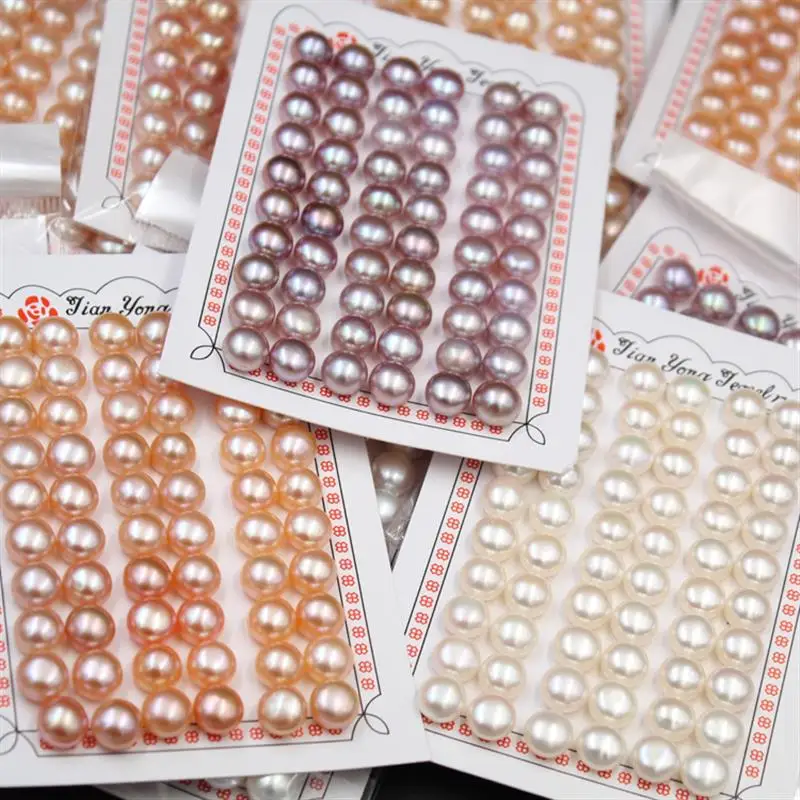 2-13mm Flat Button Loose Freshwater Pearl Beads Wholesale