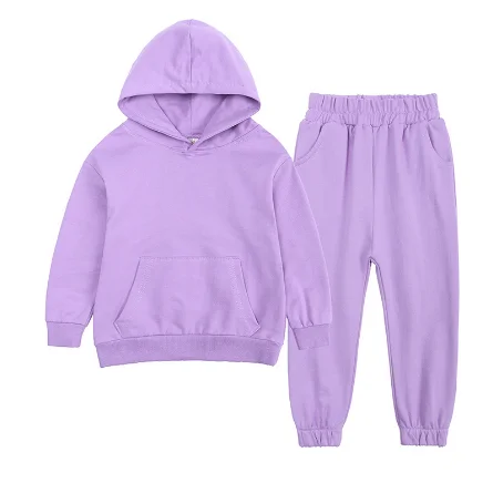 

Custom oversized kids hoodie sweatsuit set tracksuit kids hoodies blank jogger tracksuit winter hoodie for kids