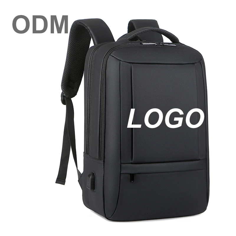 

Custom Logo Mochila Laptop Backpack Stylish Rucksack Fashionable College Bag For Boys, Black