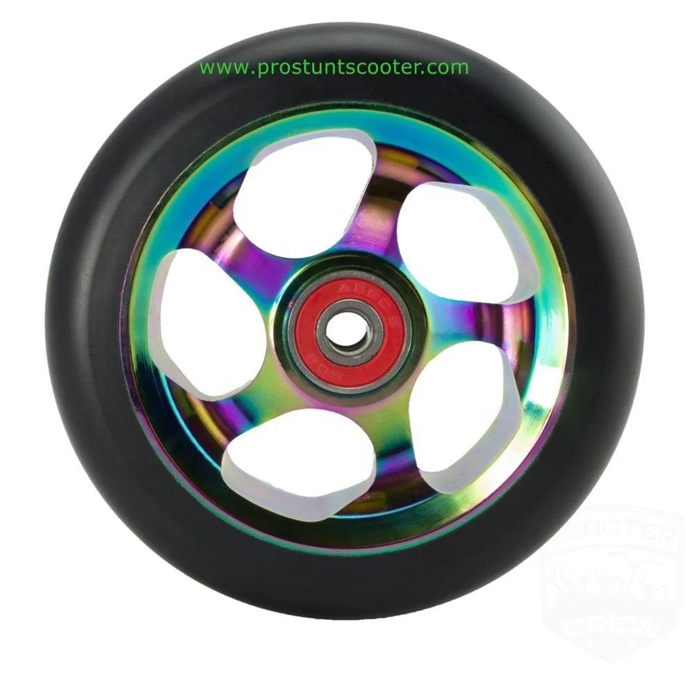 

Rainbow Scooter Wheels 100mm 110mm 120mm for MGP Pro Scooters For Sale