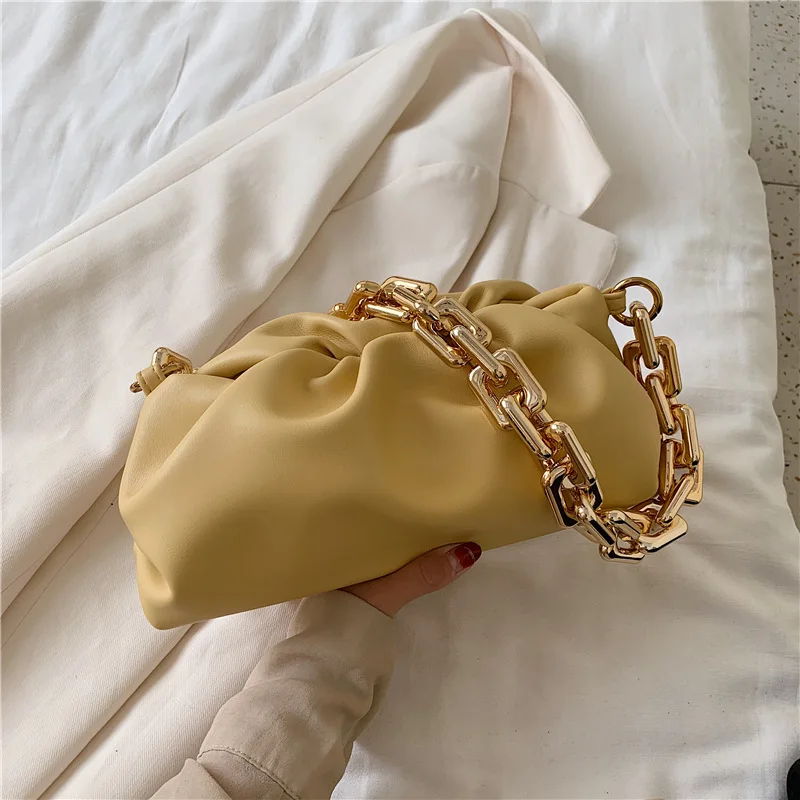 

Hot Sale Trendy Design Cloud Bag PU Leather Clutch Crossbody Bags Handbags for Women, Customizable