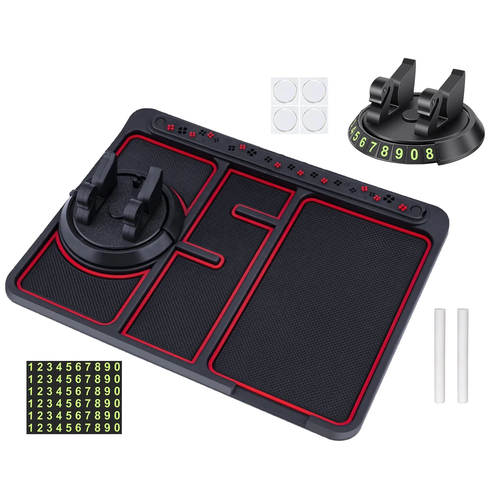 

New Year 2022 Super Sale Car Dashboard Mount Phone Holder PVC Car Non-slip Multifunctional Mobile Phone Pad Anti-slip Mat