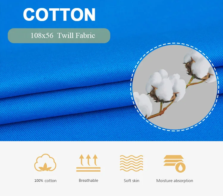New product Cotton Canvas twill fabric Material Fabric for Bags