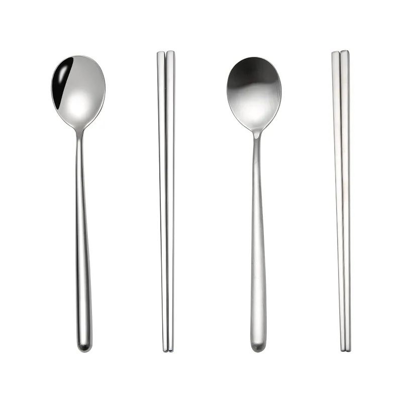 

Portable Anti-scald Stainless steel Spoon Chopsticks set