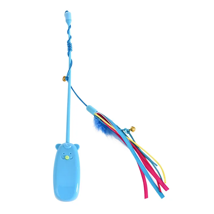 

Amazon Electric Funny Cat Stick Two in One Cat Toys with Laser