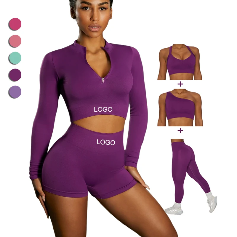 

Lcool New listing Sport Bra And Gym Pant scrunch butt Private Label seamless yoga set fitness women 2022 seamless activewear set