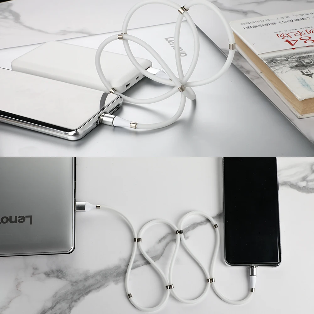 2020 Hot Selling Supercalla Redesigned Portable Easy-coil Magnetic USB Charging Cable/ Supercalla Cable - ANKUX.COM