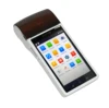 All-in-one Android system handheld mobile PDA pos with label/barcode/QR code thermal printer smart touch