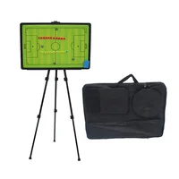 

big training strategy board with tripod stand with carrying tote eraser and pen football coaching board