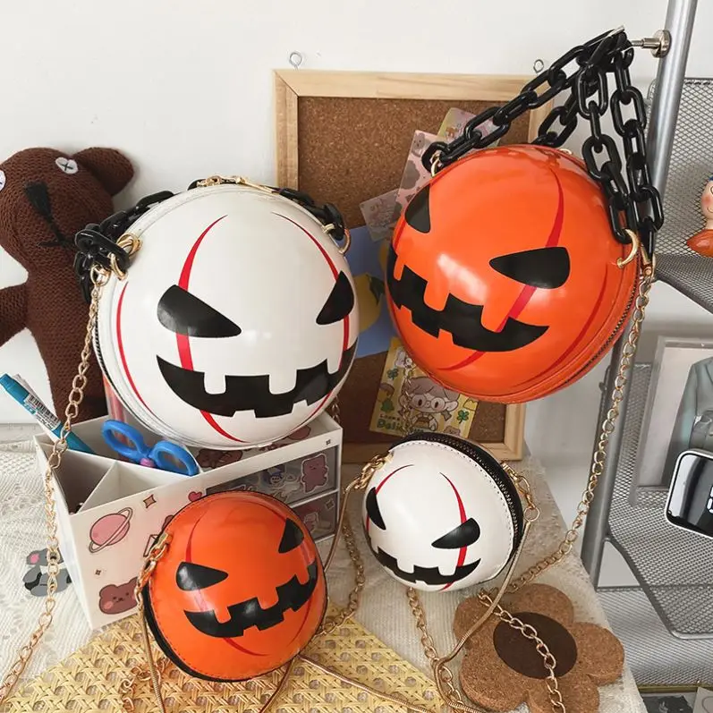 

Halloween Basketball Shape Small Acrylic Chain Designer Ladies Hand Bags Women Handbags Luxury Handbags for Women 2021 Purses