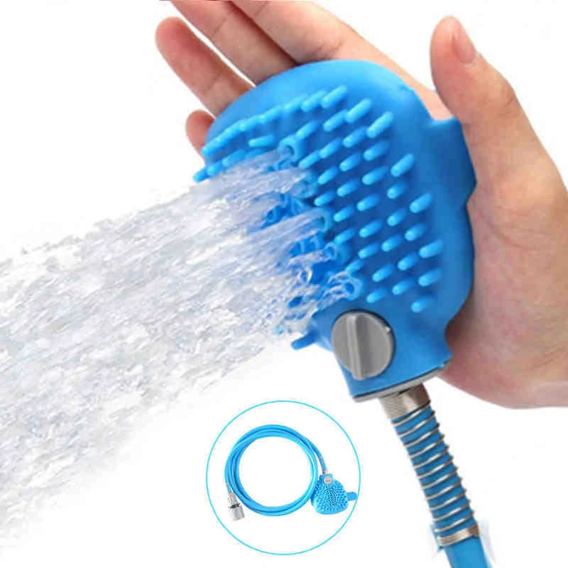 

Wholesale pet bath brush dog cleaning beauty tools pet bath nozzle massage shower