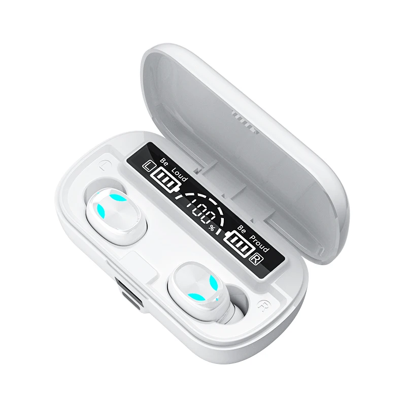 

X8 Wireless Earphone Mini TWS Headphone 2000mah Power Bank Earbuds LED Display Flashlight Mirror Headset game headset