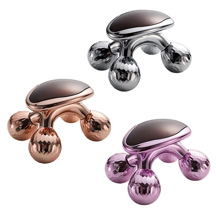 

3D face slimmer four-round roller V face eye massage beauty lifting manual Lifting and tightening to create instrument