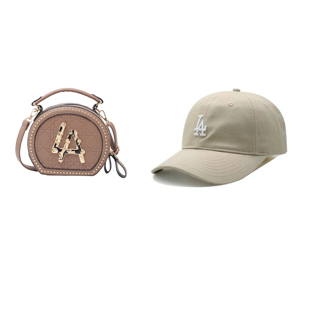 

2021 Vintage Purses and Hat Set Famous Brand Designer LA Handbags Shoulder Crossbody Bags Leather Women Trendy Handbags