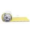 Glass wool With strengthen aluminum foil good for tubes outside covering for heat and cold transfer