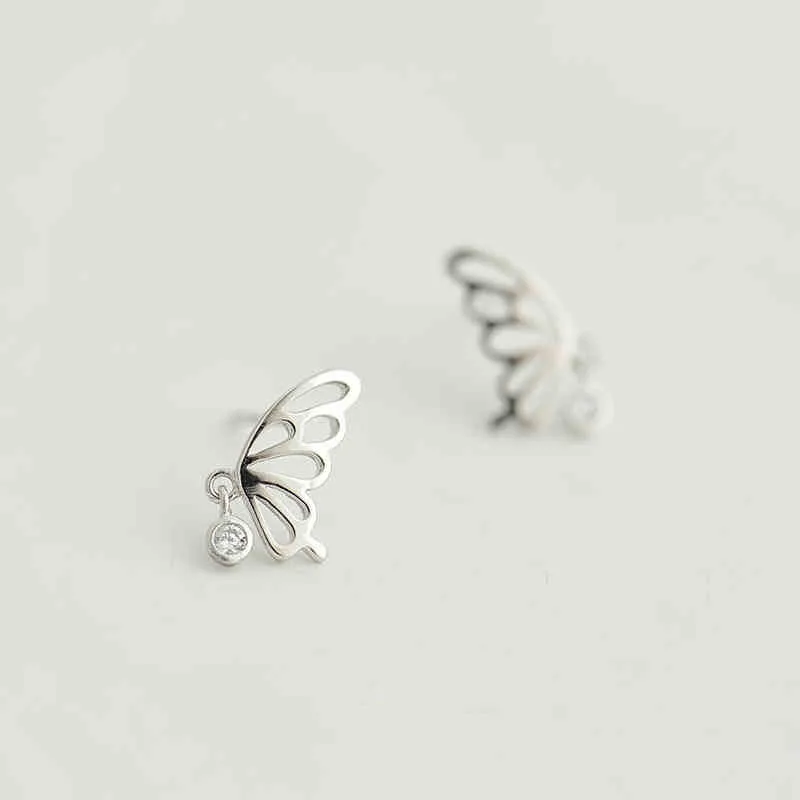 New Hot Fashion Butterfly Silver Vintage Style Earrings for Women Girls Gift Fashion Statement Jewelry
