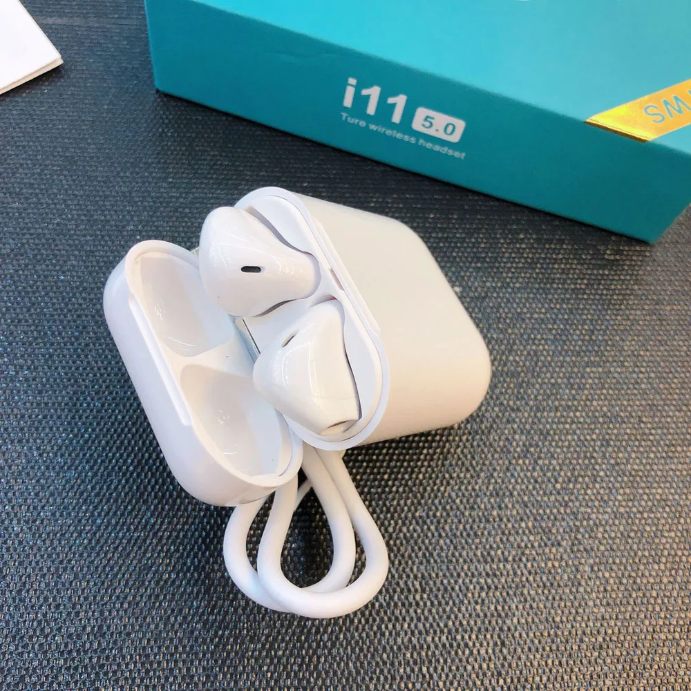 Touch Control i11 TWS Bluetooth 5.0 Stereo Earphone Wireless Mini Headset Earbuds With Charging Box - ANKUX.COM