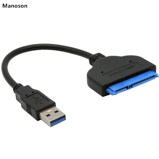 

Wholesale 20cm USB 3.0 To SATA 22Pin External Converter Cable for 2.5" SATA Drives Hard Drive Adapter usb 3.0 to sata cable