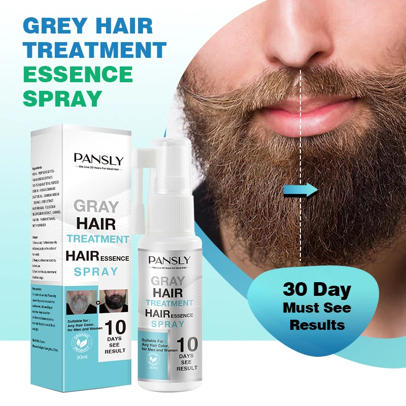 

Pansly Private Label Organic Restore White Hair To Black Repair Gray Grey Anti Hair Loss Treatment For Bald Hair
