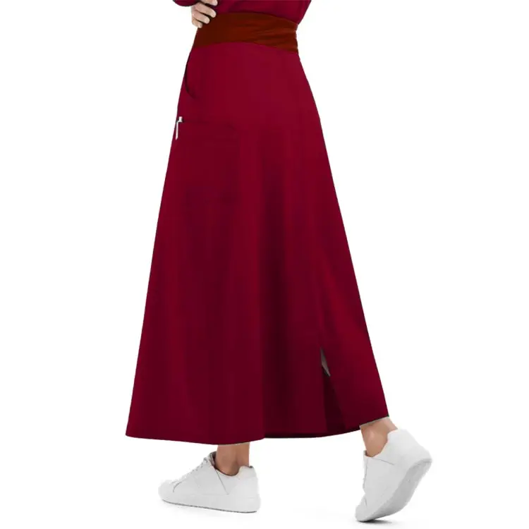 

Best Quality Design Your Own Scrubs Fashionable Hospital Uniforms Spandex Stretch Scrub Skirt Uniform, Customized color