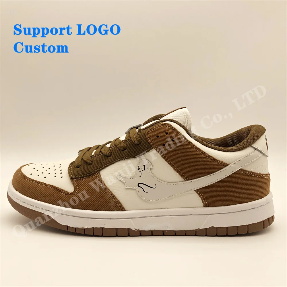 

Custom Manufacturer High Quality Genuine Leather Dunks Sneaker Customized Low SB High Men Basketball Shoes, As picture