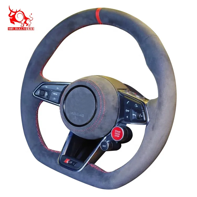 

interior accessories Used cars PU leather Car Steering Wheel Cover for Audi A3, Customized color