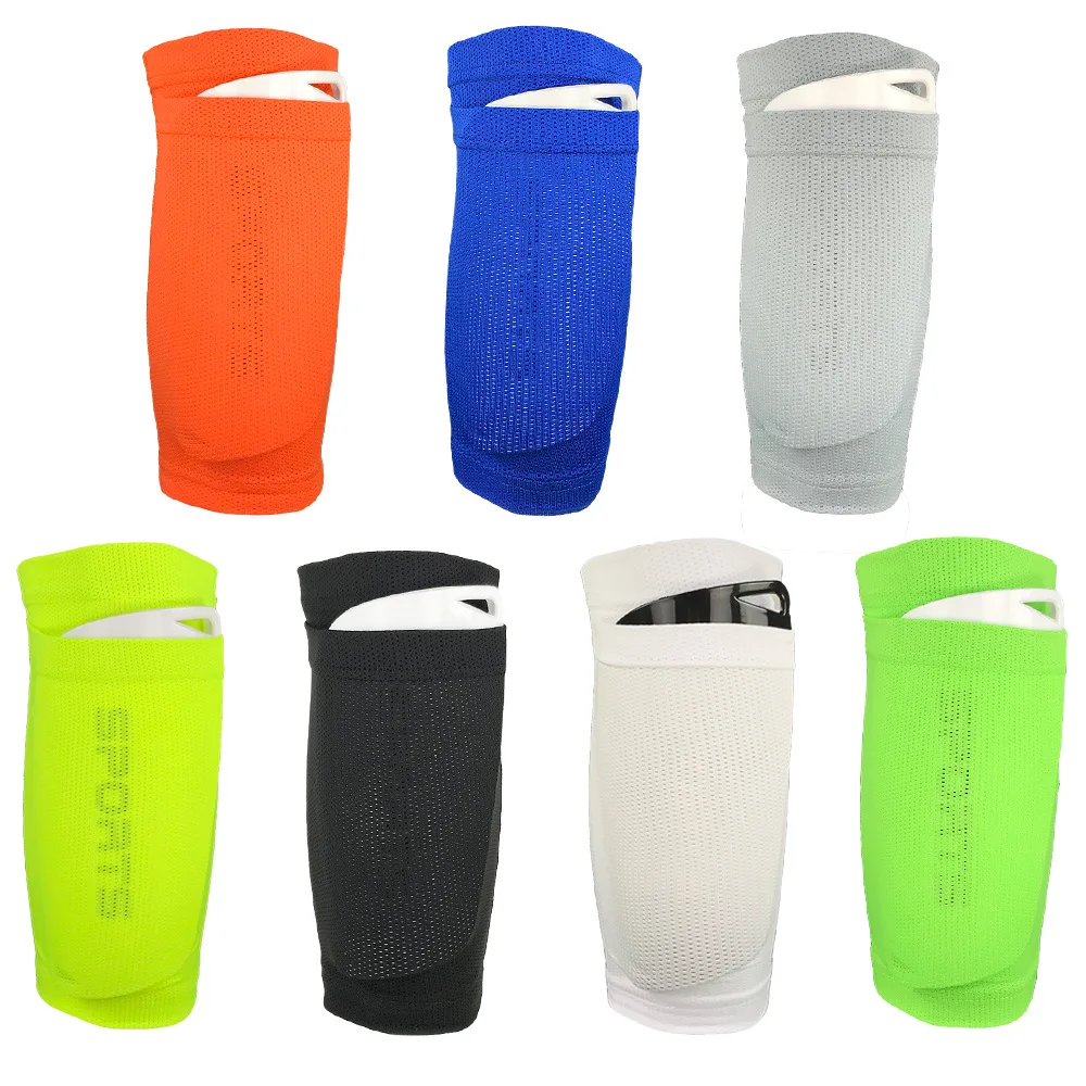 

Hot Sale Custom Elastic Leg Shin Guard Soccer Socks Stays Sleeve For Football