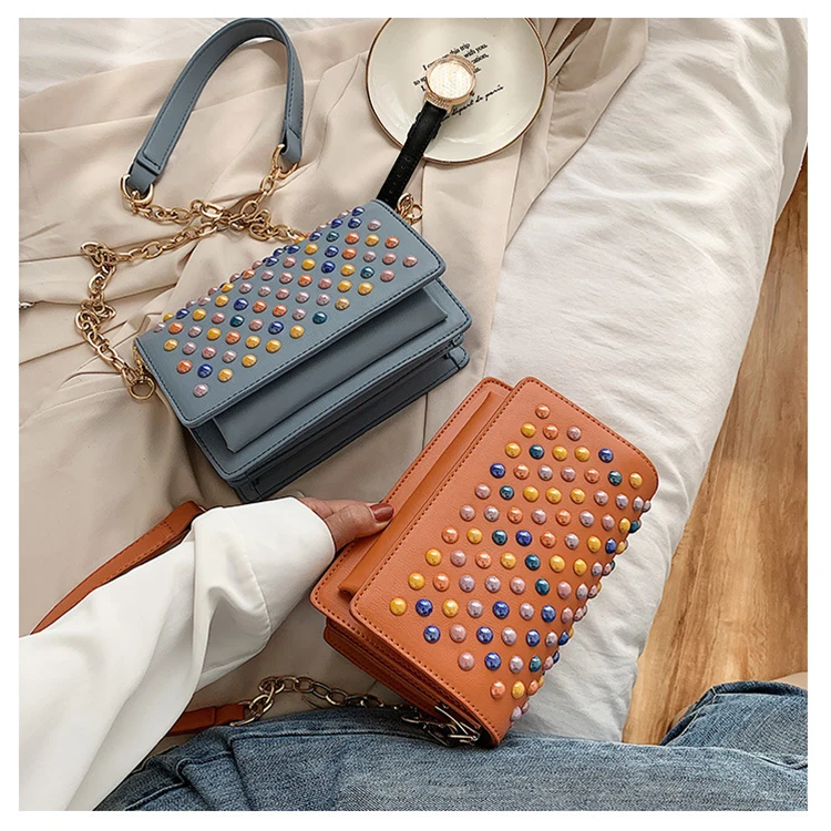 

Trending Colorful Vintage Leather Pu Hand Bag Tote Model Wallet Lady Woman Handbag