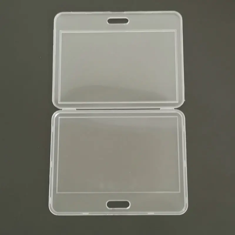 Flexible Transparent Hard Plastic Multi Id Card Holder Clear Pp Id Card ...