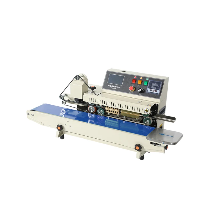 

PM-1800 Industrial Continuous Band Sealer Machine Band Sealing Machine With Inkjet PrinterBand Sealer Coffee Bag