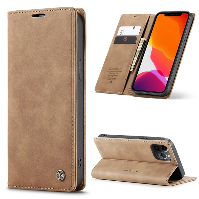 

Caseme Retro multi-purpose Wallet Leather Case For iPhone 13 13mini SE2020/78Plus/X/XS/XR/11Pro Max Cover For iPhone 12