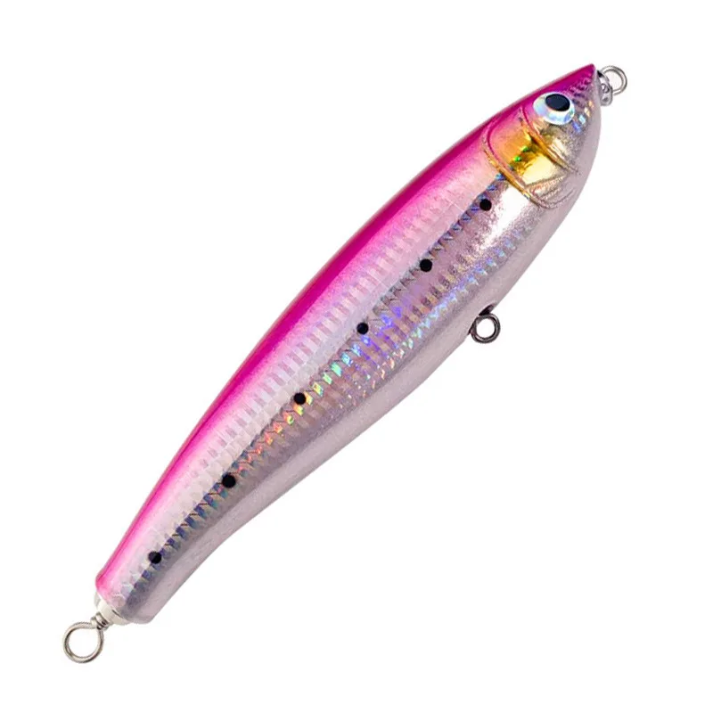 

Handmade fishing lure wooden pencil  saltwater floating trolling lure, Various color