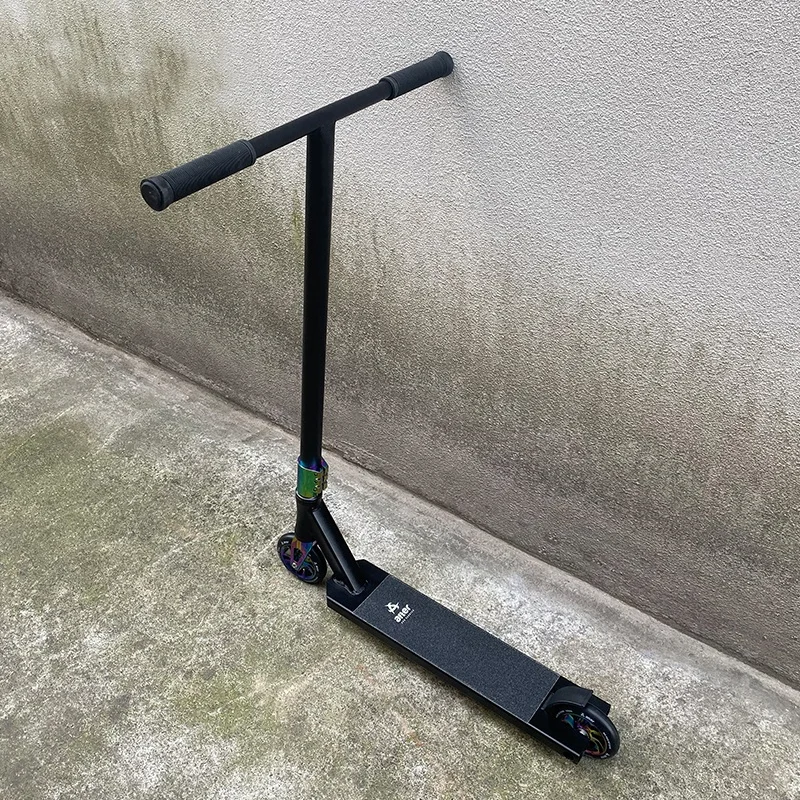 

Wholesale aluminum Neo Chrome rainbow 110mm Freestyle Pro Scooter Stunt Scooters for sale