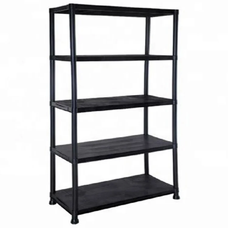 750lbs Capacity 5layer Lightweight Plastic Storage Home Display Shelf