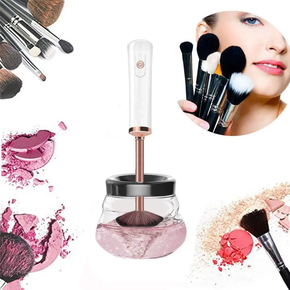 

JOSUNN Factory Price Electric Automatic Cleaning Machine Qiuet No Noise No Shaking Quick Dry Makeup Brush Cleaner