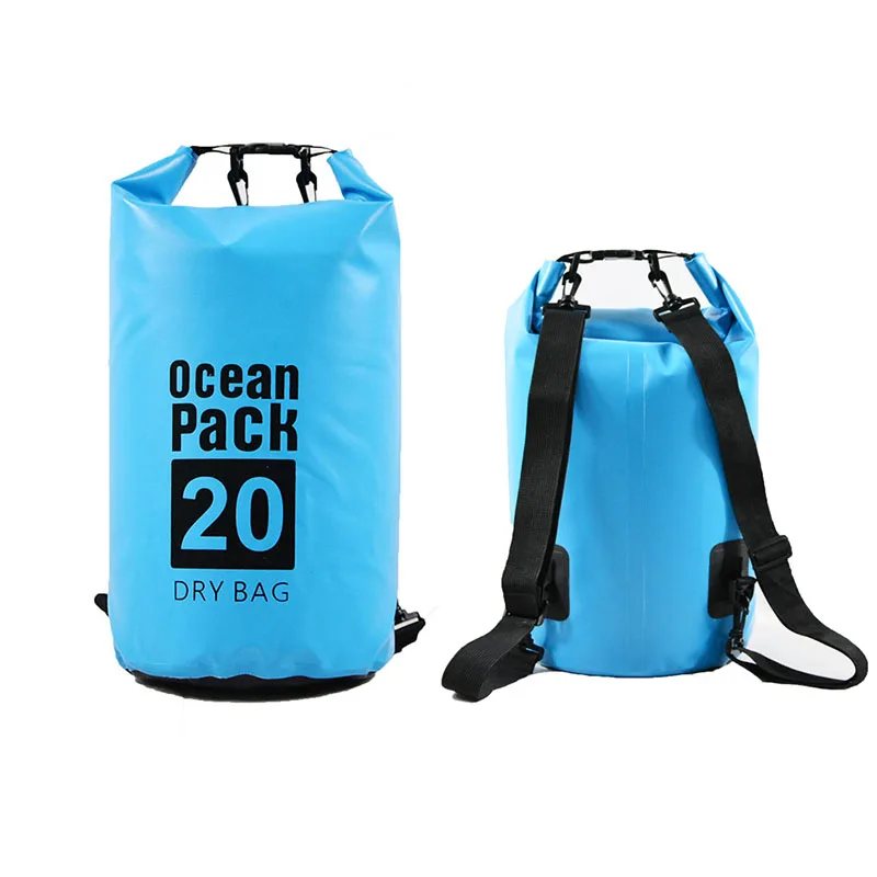 

RTSIE-553 20L PVC water proof dry bag backpack Outdoor Sport Swimming Rafting Kayaking Sailing Bag, Customized color