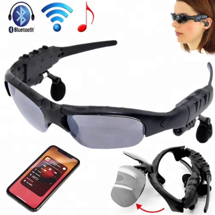 

Hot sale Smart Bluetooth Sunglasses Polarized Glasses Portable Wireless BT Earphone Microphone Sports Sunglasses