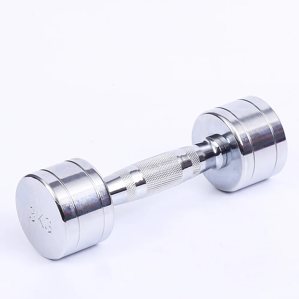 

2.5kg to 10kg Fitness Weight Lifting Round Head High Paint Stainless Steel Dumbbell